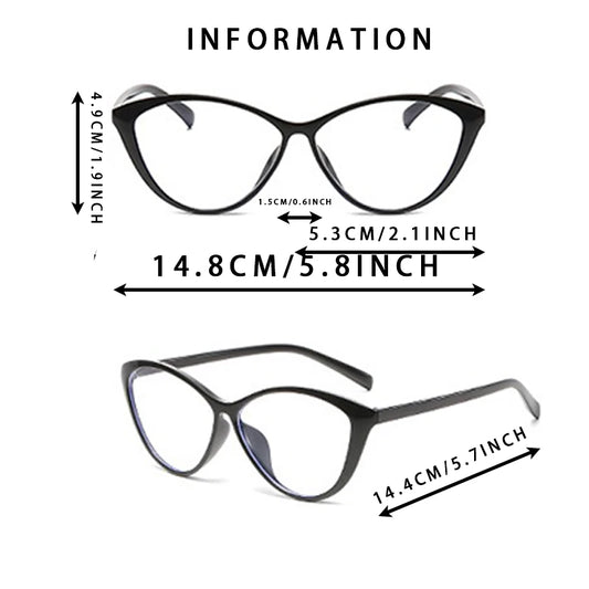 Gafas Ligeras Minimalistas con Lentes Transparentes Cuadradas | Protección contra la Luz Azul