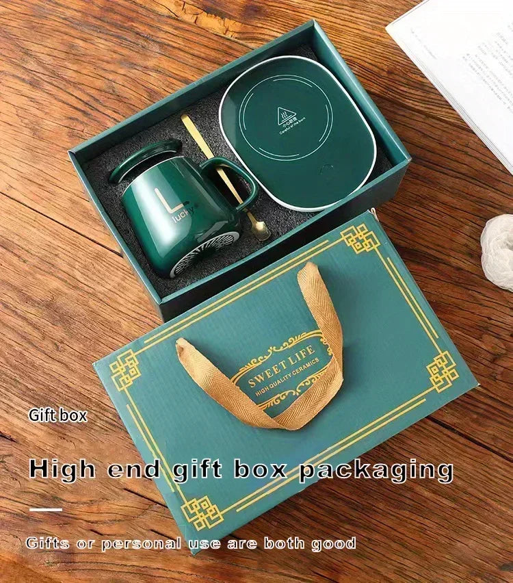 Portable Thermostatic Ceramic Coffee Cup | Perfect Gift Idea