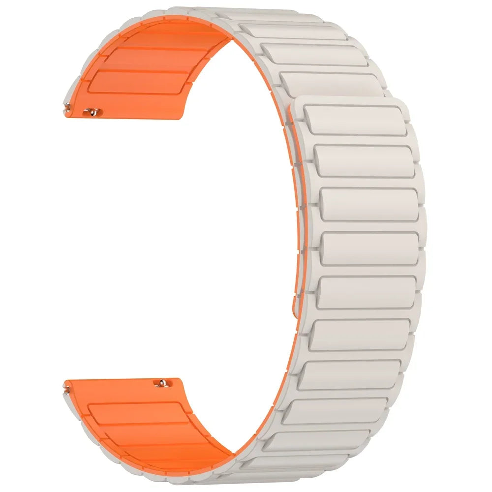 22mm Magnetic Silicone Strap | Versatile Sports Band Bracelet