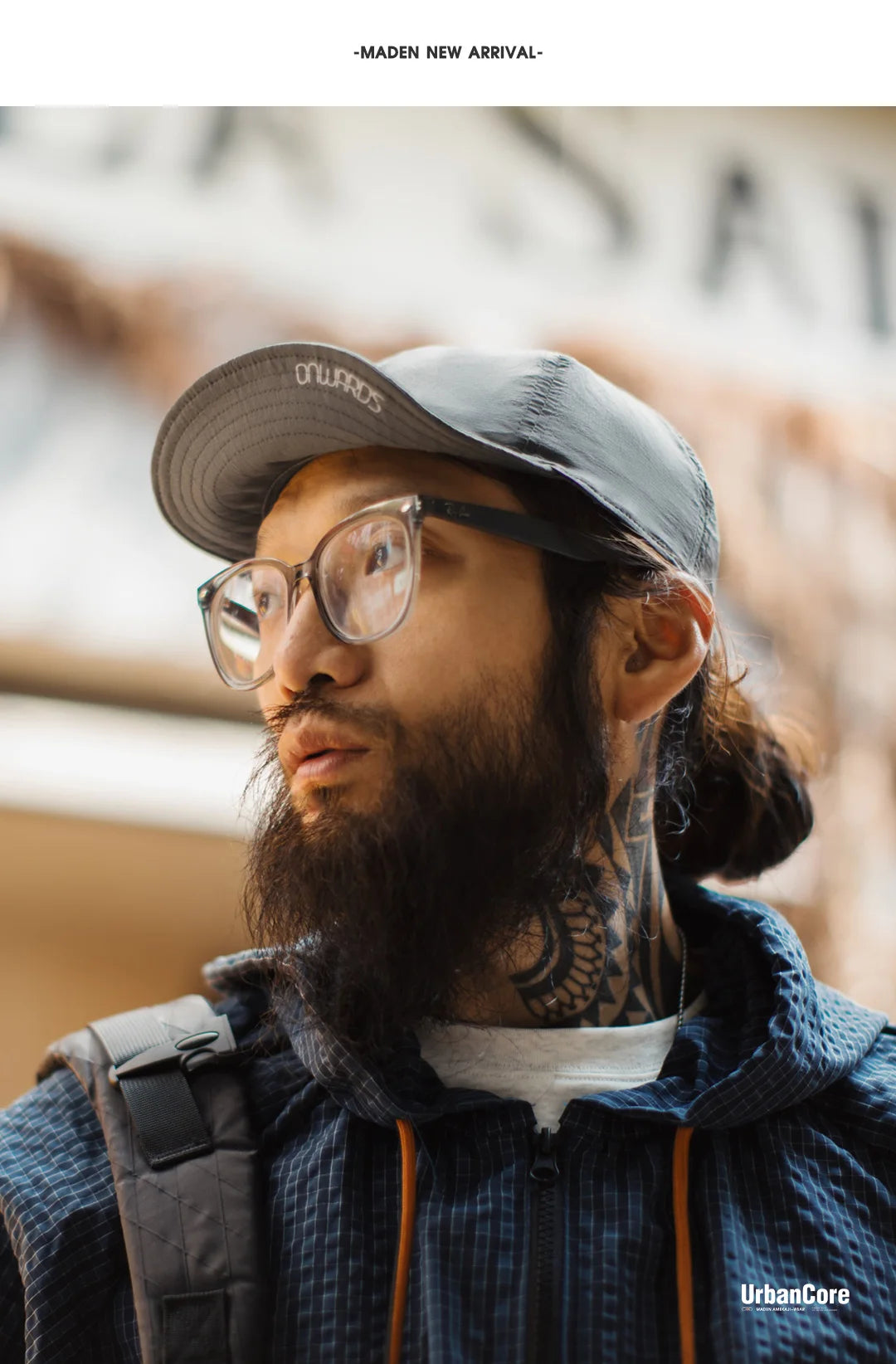 Men's Vintage Baseball Cap | Flat Brim & Adjustable Fit