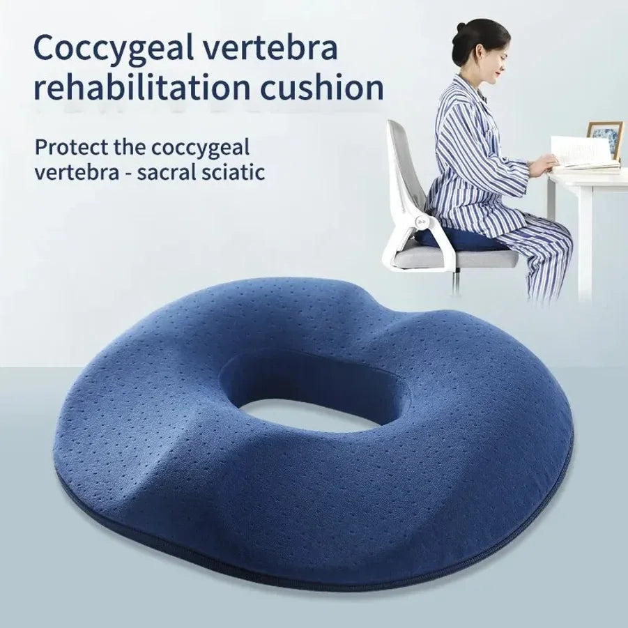 Comfortable Memory Cotton Office Seat Cushion for Tailbone Relief