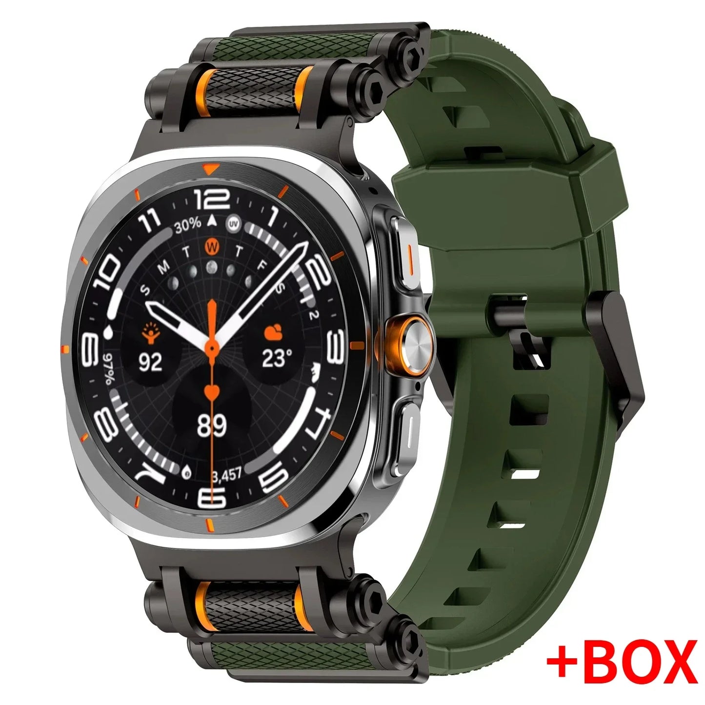 Luxury Silicone Sport Band for Galaxy Watch Ultra 47mm | No Gaps Design