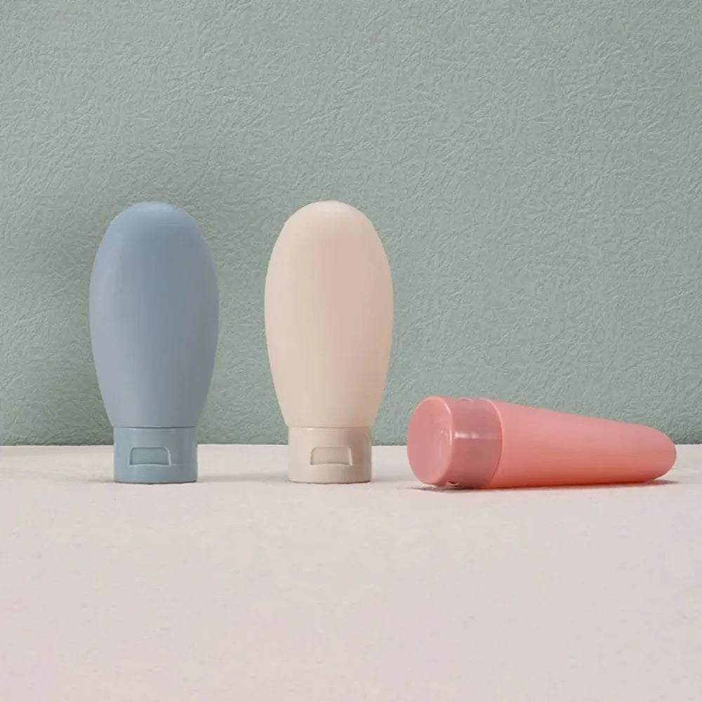 4Pcs 60ml Travel Bottle Set | Refillable Cosmetic Containers