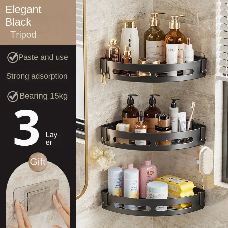 No Drill Shower Shelf | Strong Adhesive Bathroom Organizer