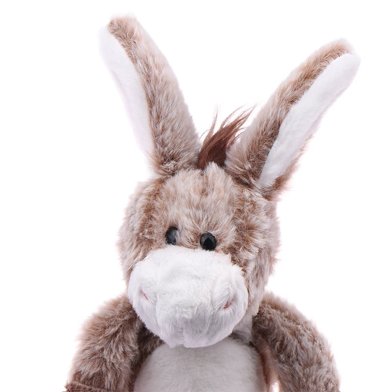 Soft Cuddly Donkey Plush Toy | Adorable Stuffed Animal Decor