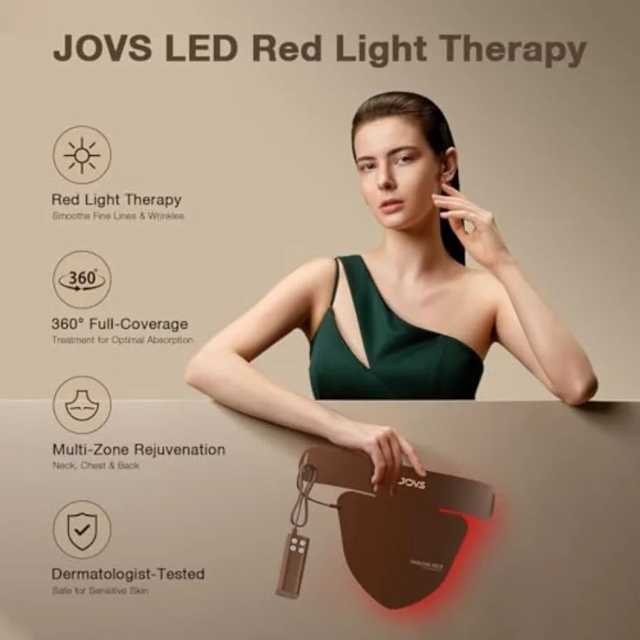 Red Light Therapy Mask for Neck and Chest | Anti-Aging Device