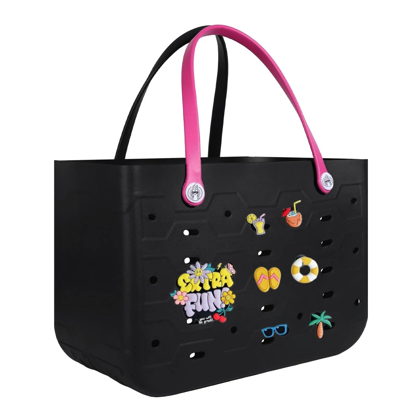 Fashionable Waterproof Beach Bag | Stylish EVA Solid Color Tote