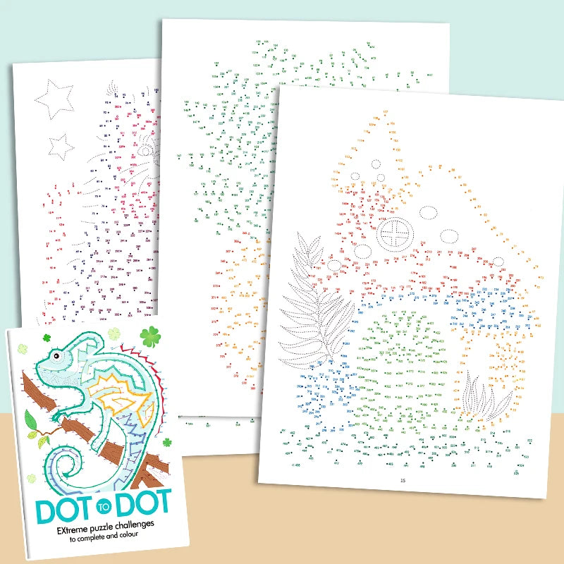 Extreme Dot To Dot Coloring Book | Fun Puzzle Activity for All Ages