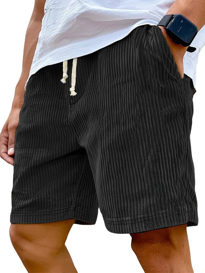 Men's Retro Corduroy Casual Shorts | Stylish Summer Essential