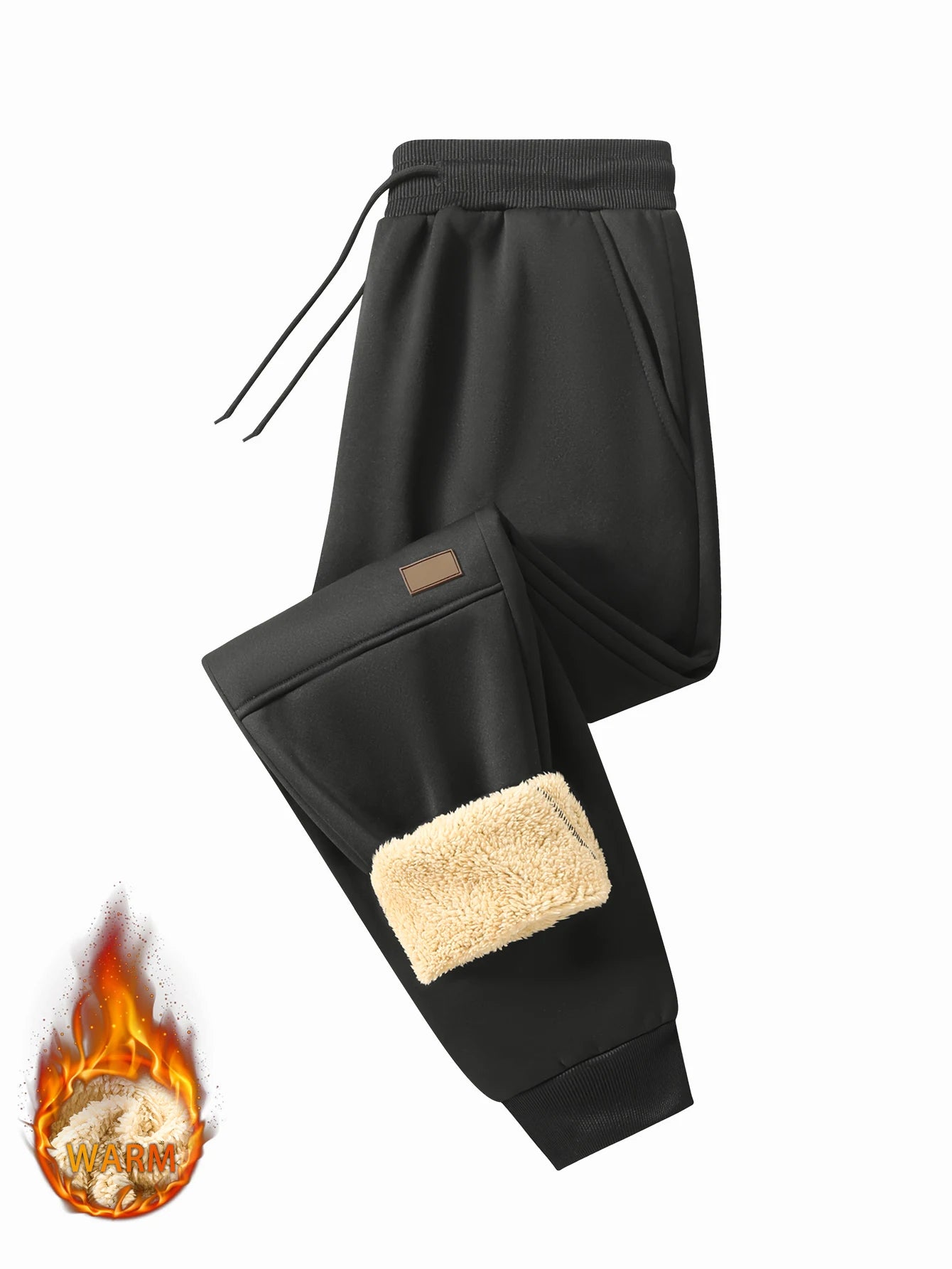 Men's Thick Warm Fleece Sweatpants | Cozy Casual Joggers