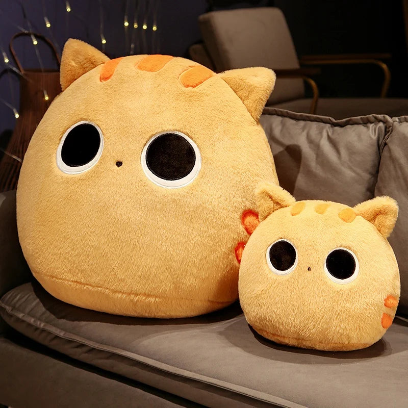 Kawaii Siamese Cat Plush Toy | Long Oblong Nap Pillow for Kids