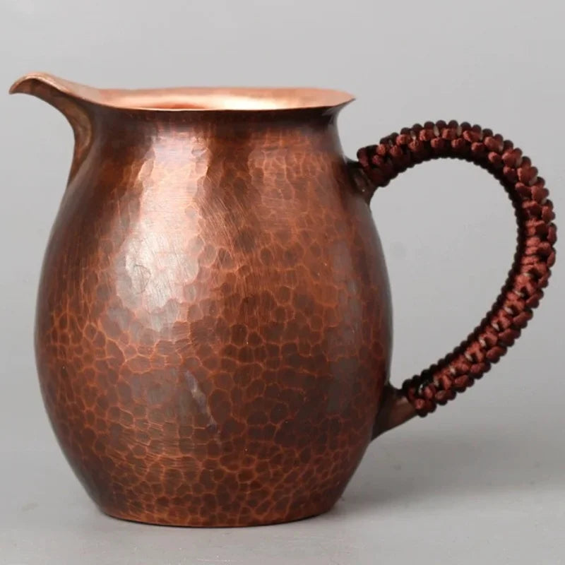 Elegant Vintage Copper Tea Mug | Stunning Hammered Coffee Cup