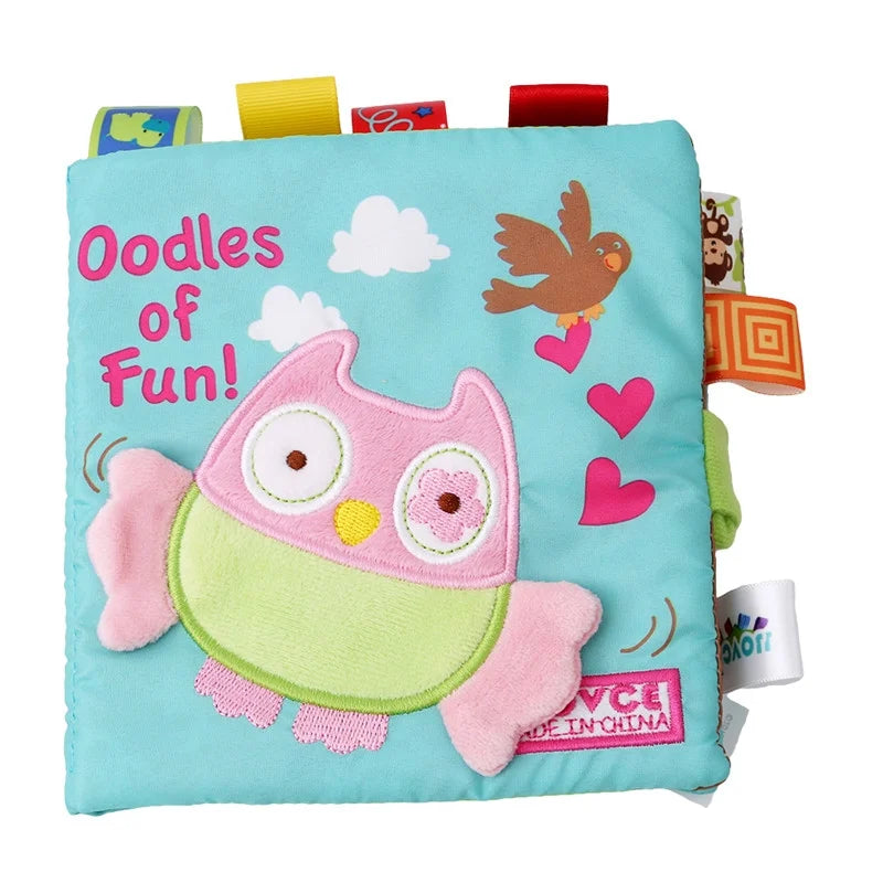 Soft Baby Cloth Animal Book | Engaging Sensory Learning Toy