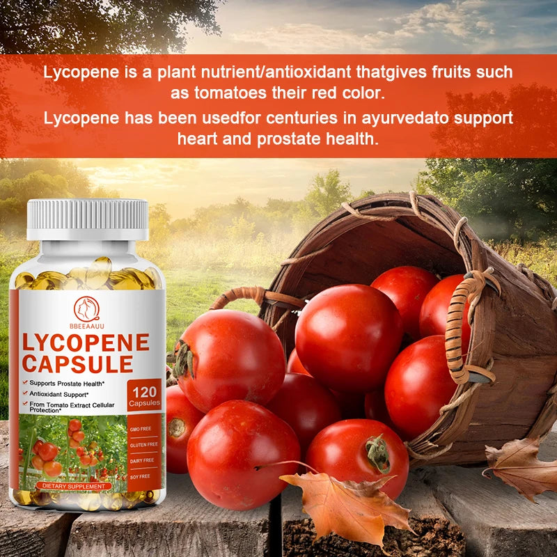 Lycopene Capsules for Prostate and Bladder Health Support