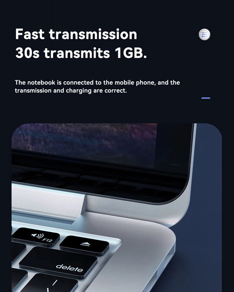 120W Fast Charging USB-C Cable | High-Speed PD Quick Charge