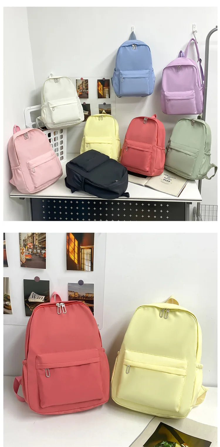 Stylish Large Capacity Backpack for Teen Girls | Minimalist School Bag