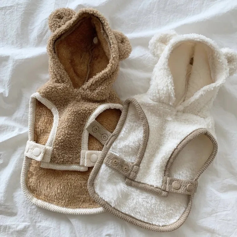 Acogedor chal de lana para perros pequeños y gatos | Ropa de otoño