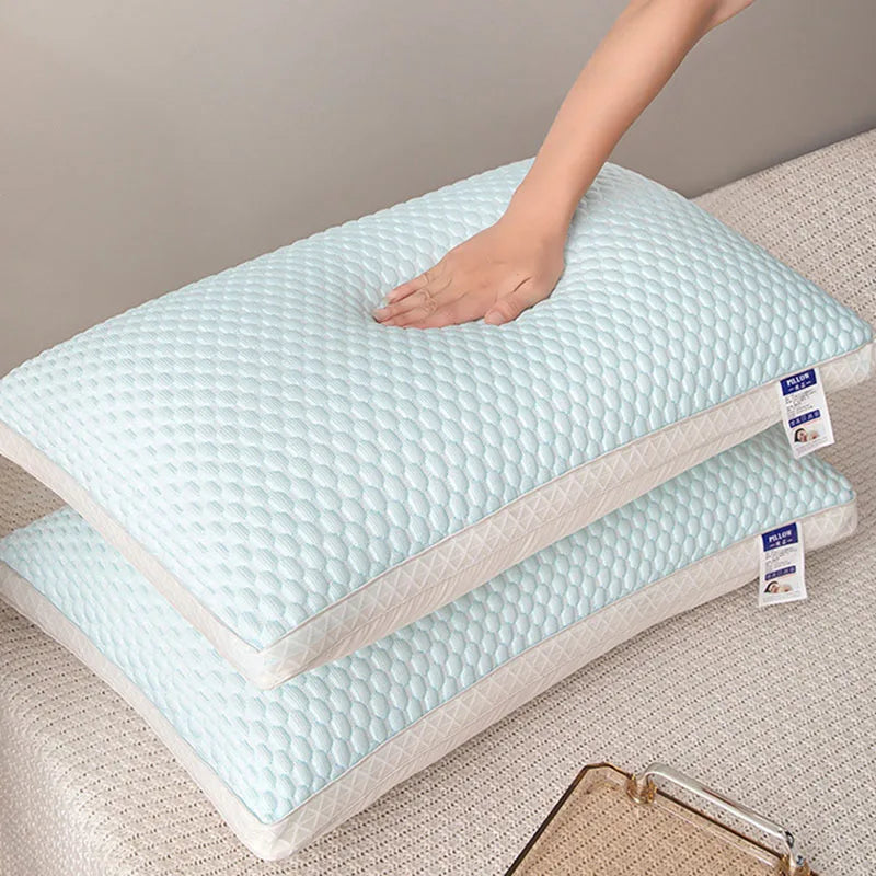 Cooling Ice Bean Neck Pillow | Fluffy Massage Backrest Cushion