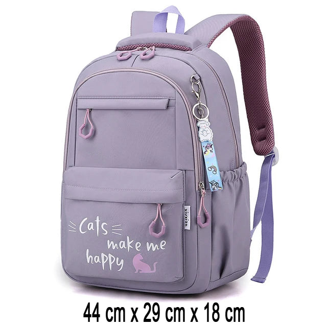 Stylish Pink School Backpack for Girls | Fashion Meets Functionality