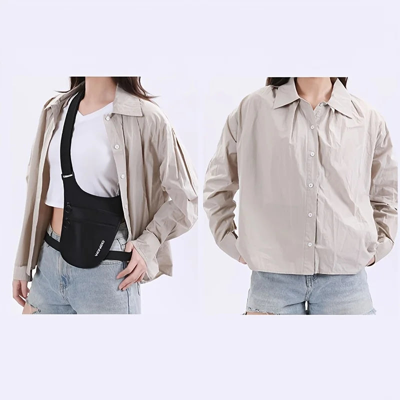 Travel Anti-Theft Waist Bag | Secure, Compact Crossbody Bag