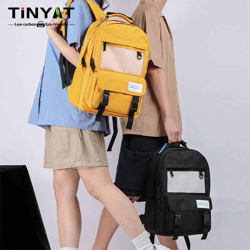 Durable Multi-Color Polyester Backpack | Spacious Casual Bag