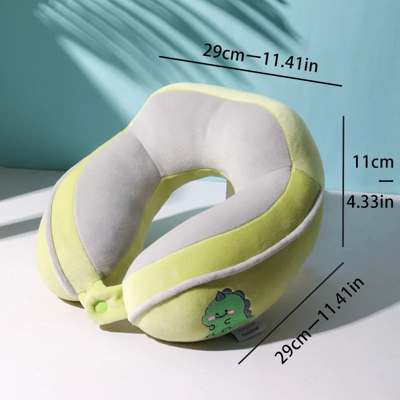 Cute U-Shaped Neck Pillow | Travel & Office Cervical Support