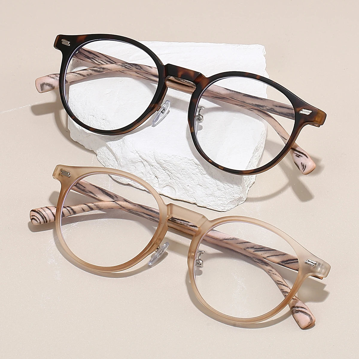 Vintage Round Glasses | Retro Eyewear with Blue Light Blocking