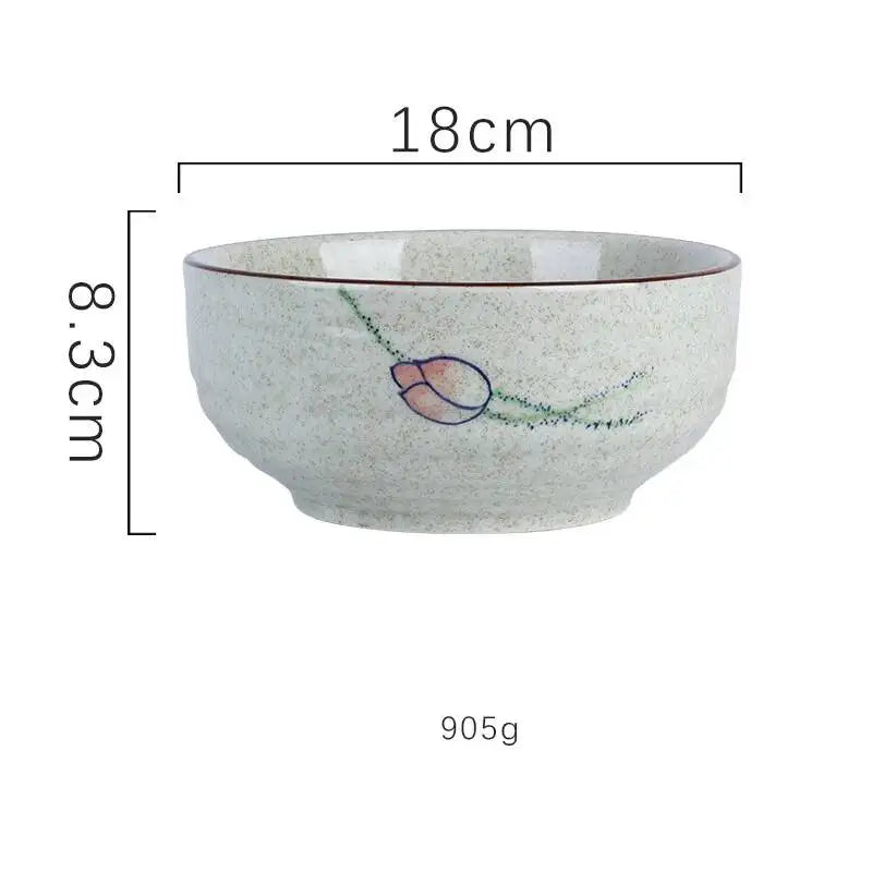 Elegante Bol de Cerámica para Ramen | Perfecto para Sopas y Fideos