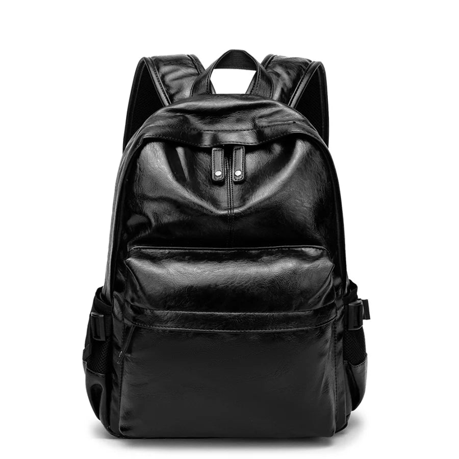 Stylish PU Leather Large Capacity Ladies Backpack | Versatile & Chic