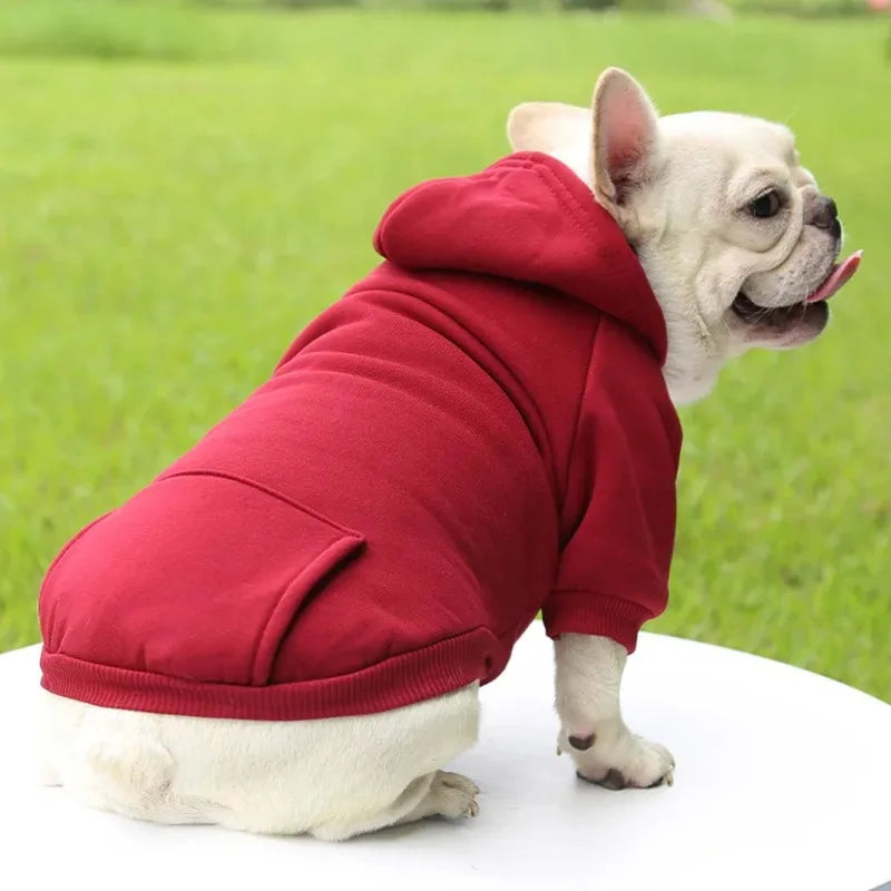 Sudaderas con capucha de algodón cálidas para mascotas | Ropa de invierno acogedora