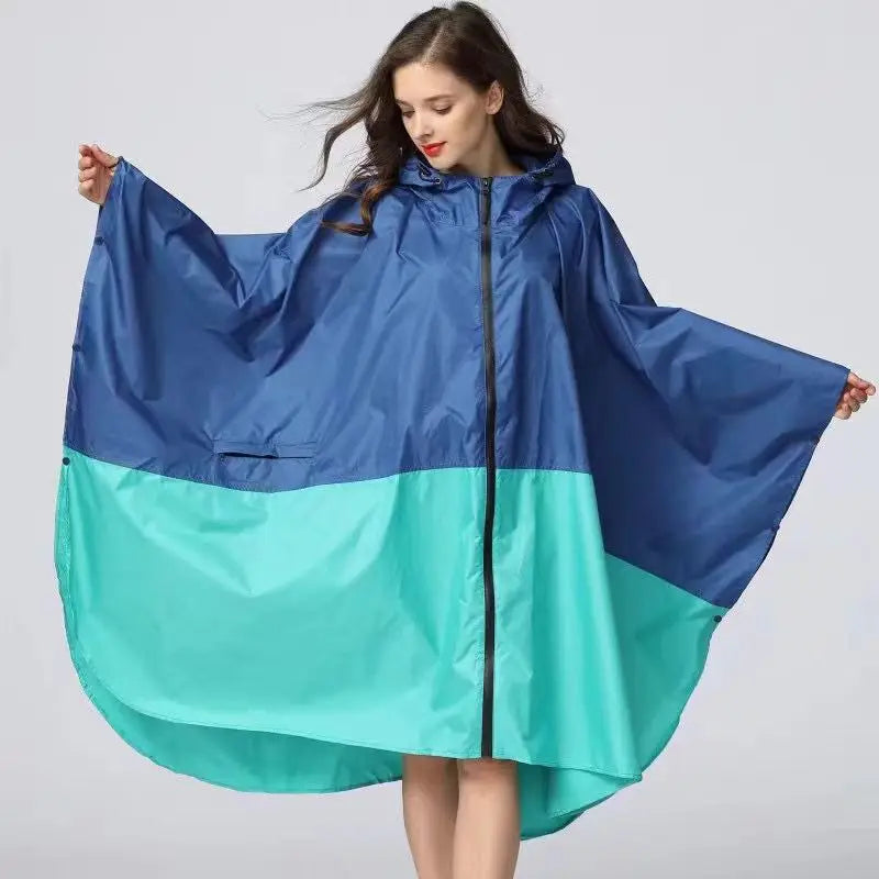 Lightweight Leopard Raincoat for Women | Waterproof Windproof Cloak