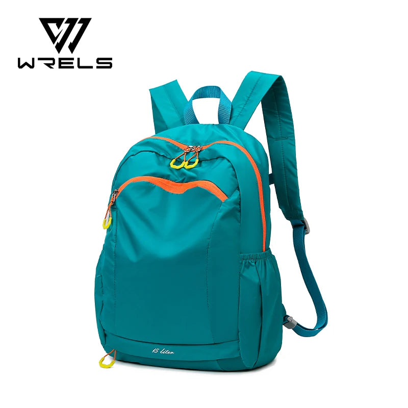WRELS Outdoor Sports Backpack Wet Dry Seperation Fitness Hydration Backpack Lightweight Folding Waterproof Hiking Shoulders Bag
