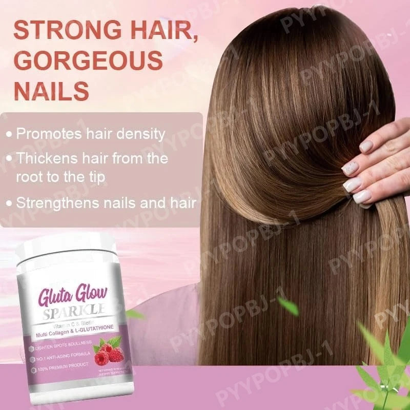 Glutathione Powder Collagen Peptides with Vitamin C & Biotin