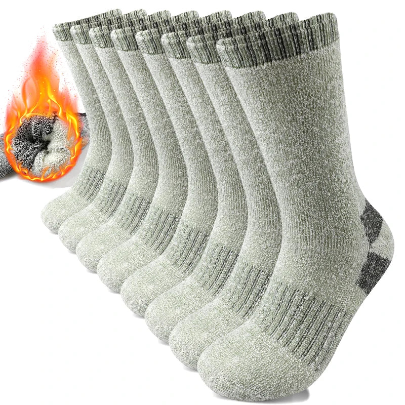 Super Thick Crew Socks for Winter | Warm, Durable & Versatile