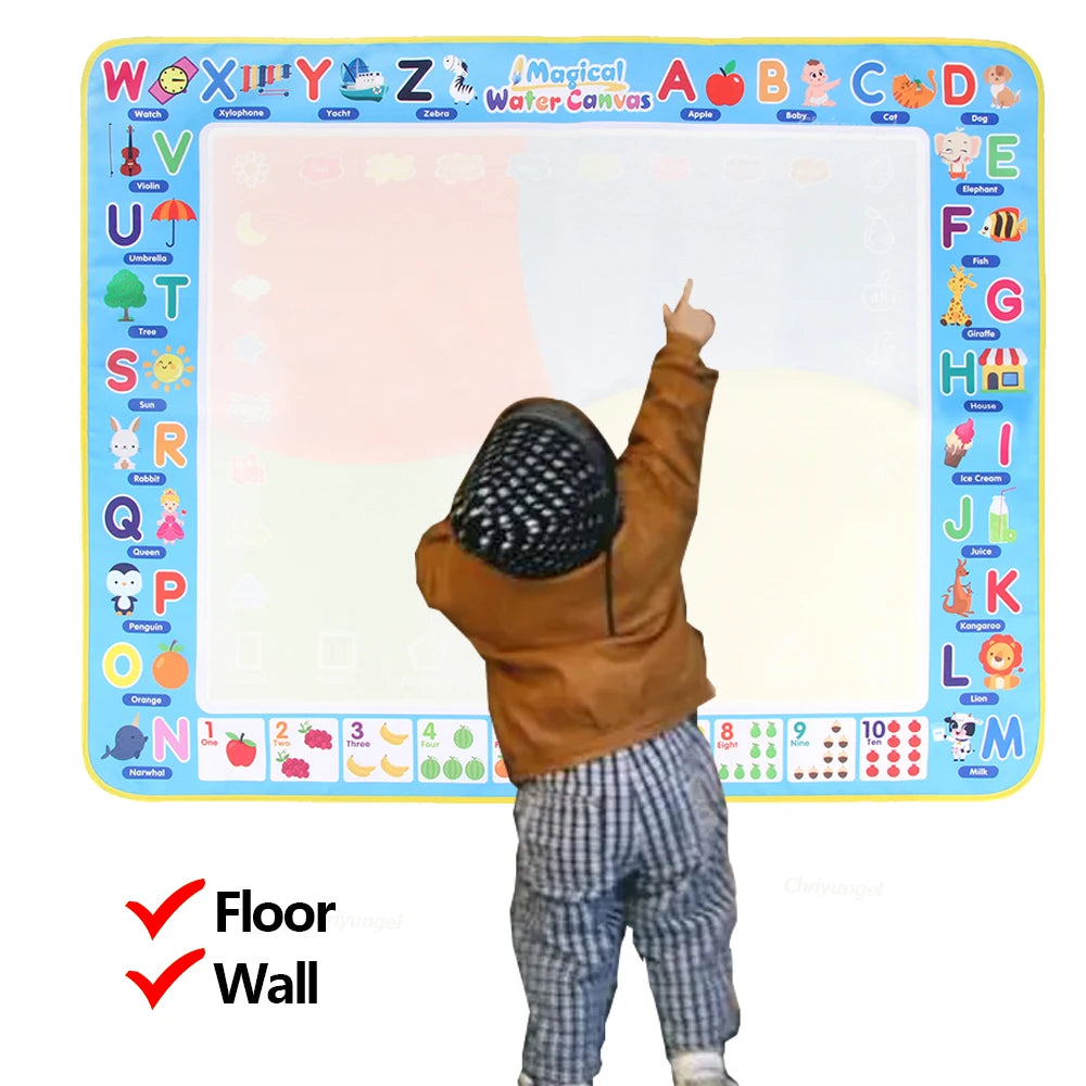 Magic Water Drawing Mat for Kids | Reusable Mess-Free Doodle Toy