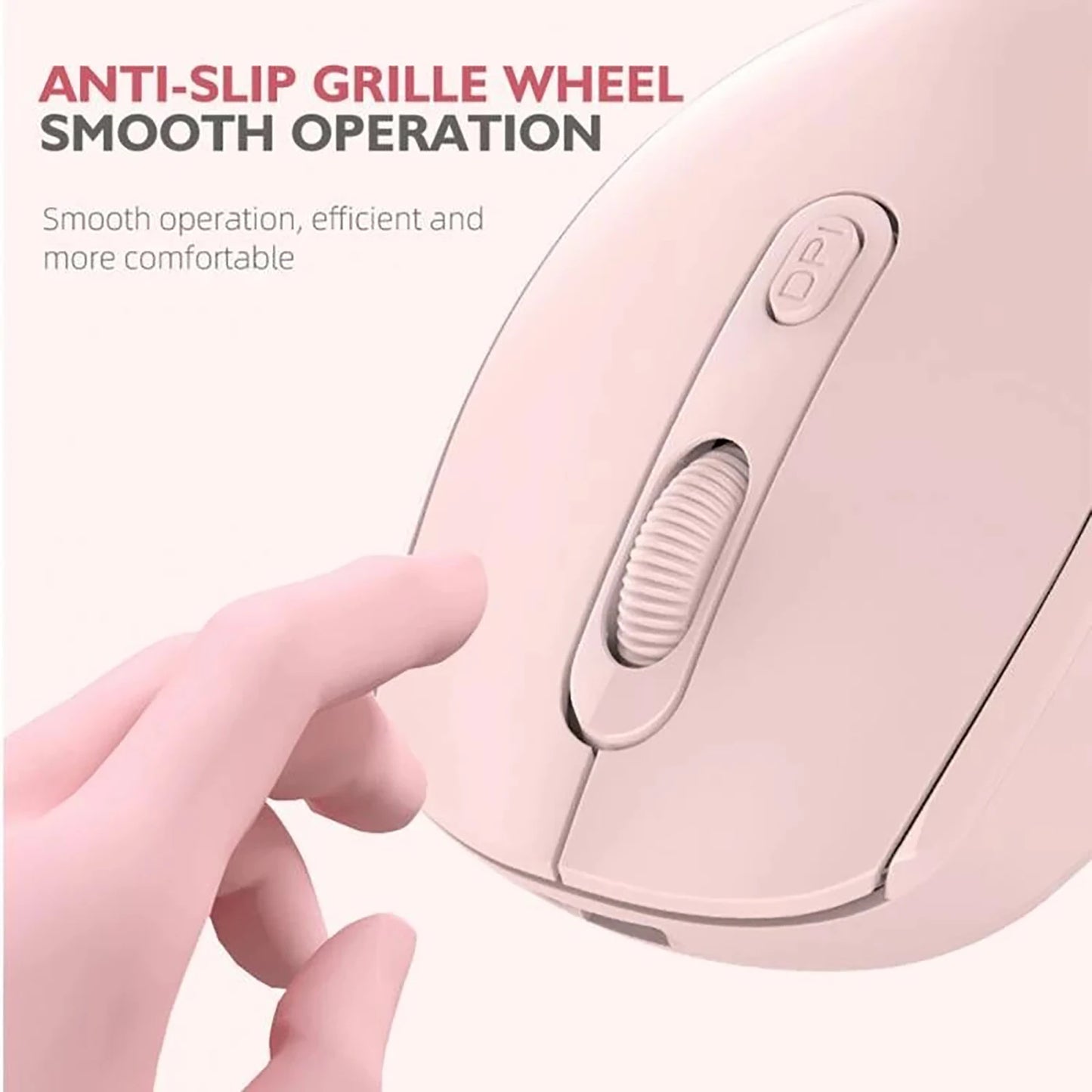 Ergonomic Wireless Silent Mouse | Rechargeable & Dual Mode