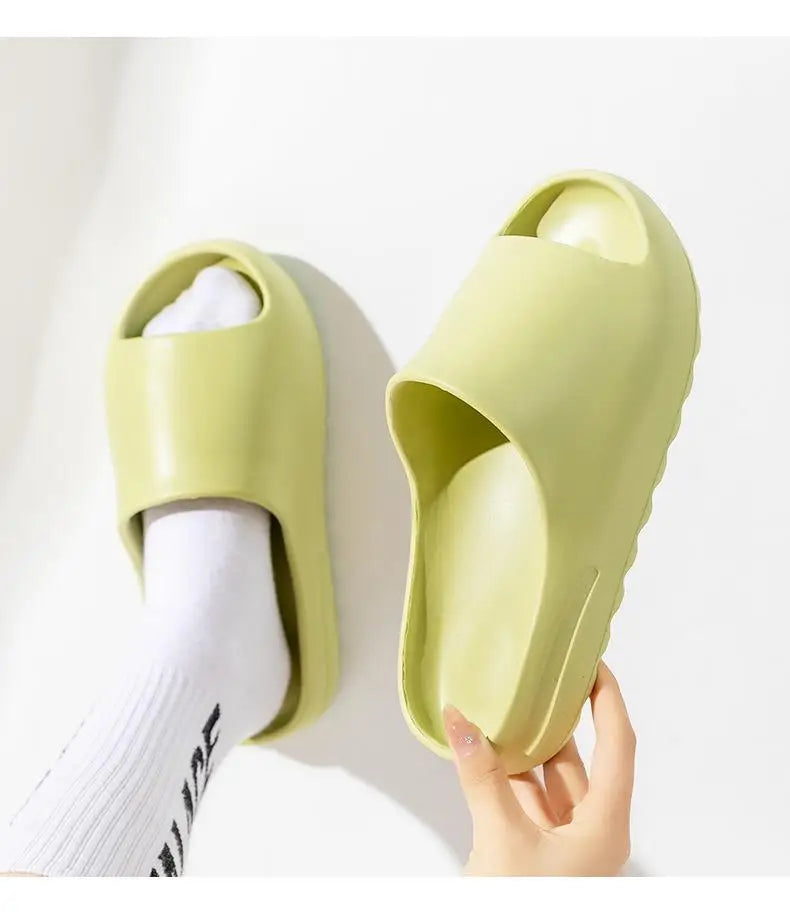 Women's Cloud Thick-Soled Coconut Slippers | Summer Bath Slides