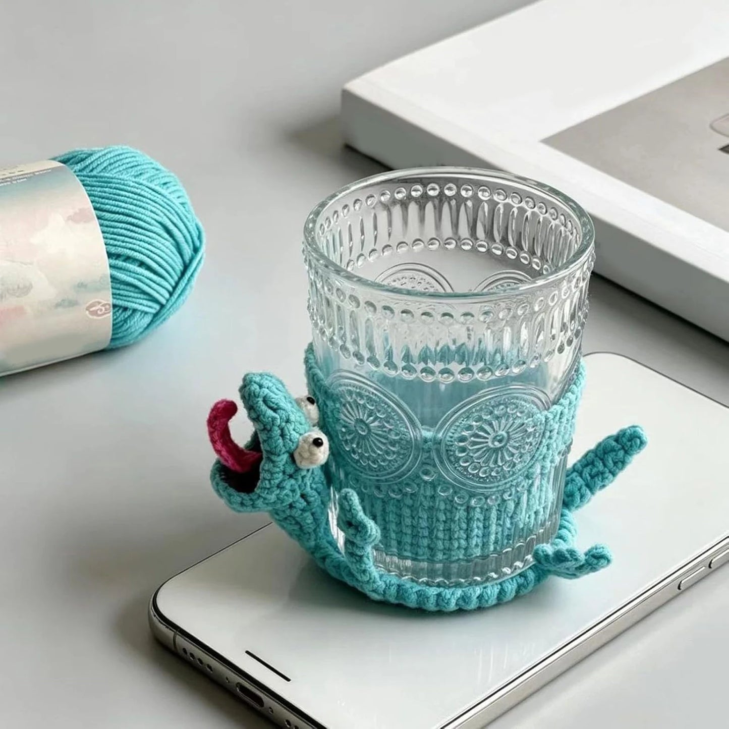 Creative Cartoon Lizard Coaster | Handmade Heat Resistant Mat