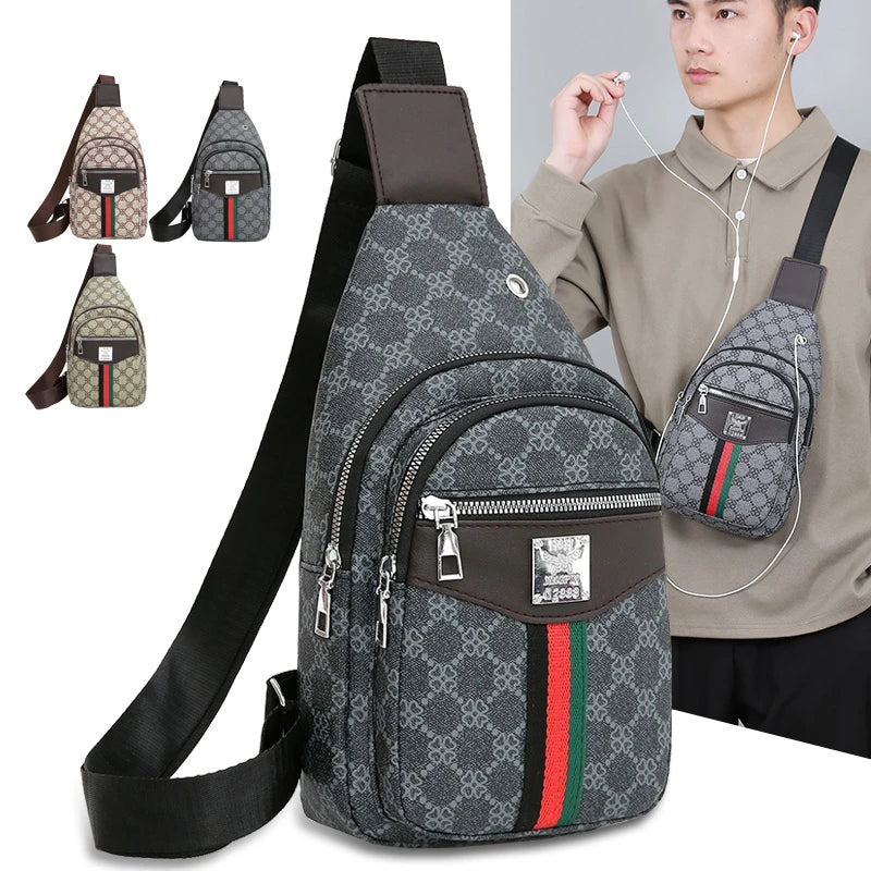 Men's Multifunctional Messenger Bag | Casual Crossbody Handbag