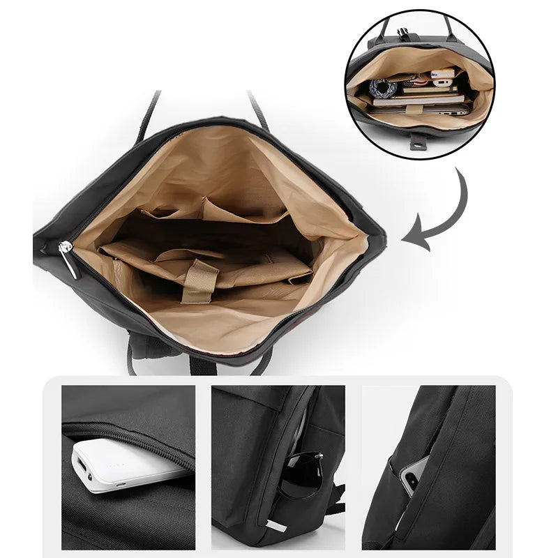 Lightweight Large-Capacity Backpack for College & Travel