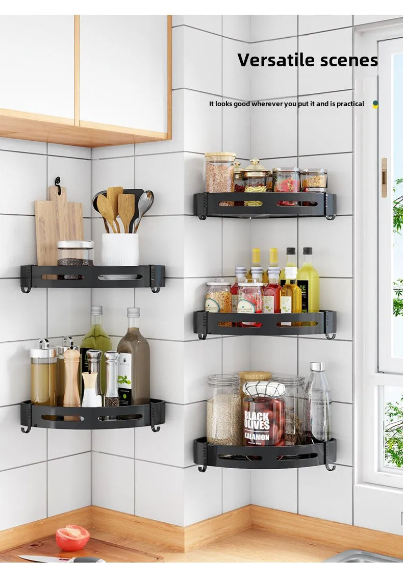 No Drill Shower Shelf | Strong Adhesive Bathroom Organizer