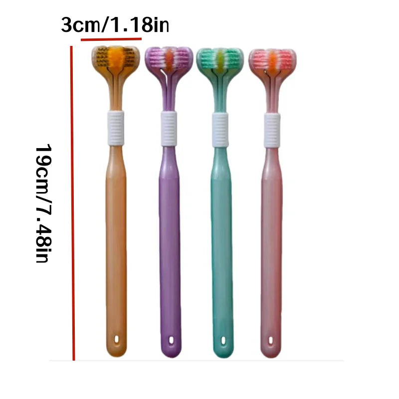 4-Pack Premium Toothbrush Set | Soft Bristles & Elegant Design