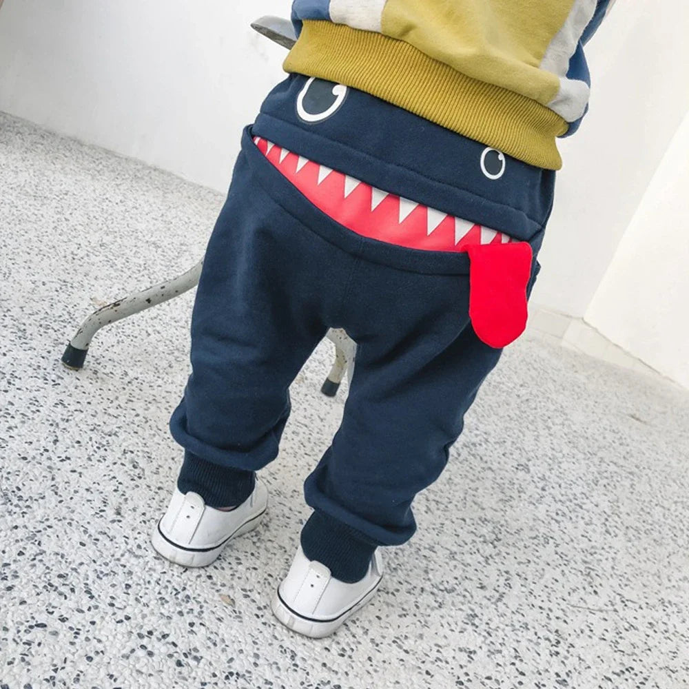 Cute Cartoon Baby Pants for Toddlers | Adorable Monster Design