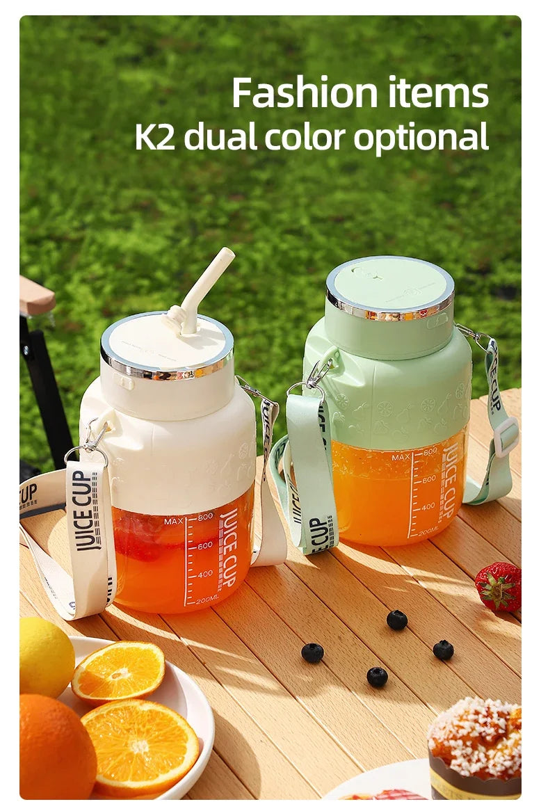 Wireless Portable Juicing Bucket | 800ml Fresh Fruit Juicer
