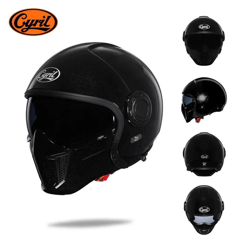 Lightweight Convertible Full Face Helmet for Electric Scooters