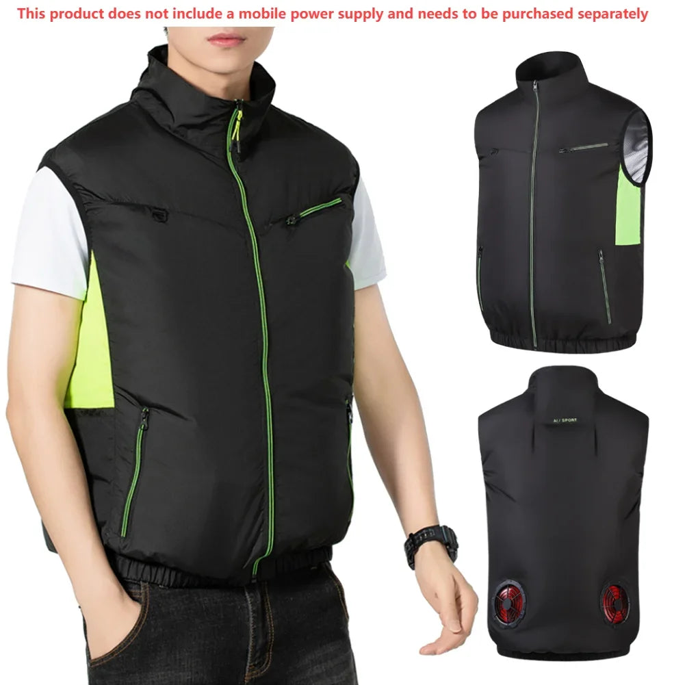 Cooling Fan Vest for Summer | Breathable Heat Resistant Jacket