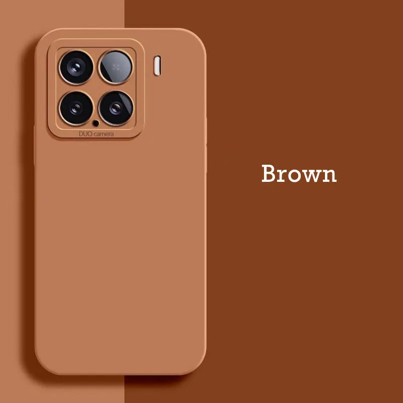 Fashion Lens Protection Phone Case for Xiaomi 17 Pro Max 12 13 13T 14 15 Pro Square Candy Built-in Fluff Shockproof Soft Cover