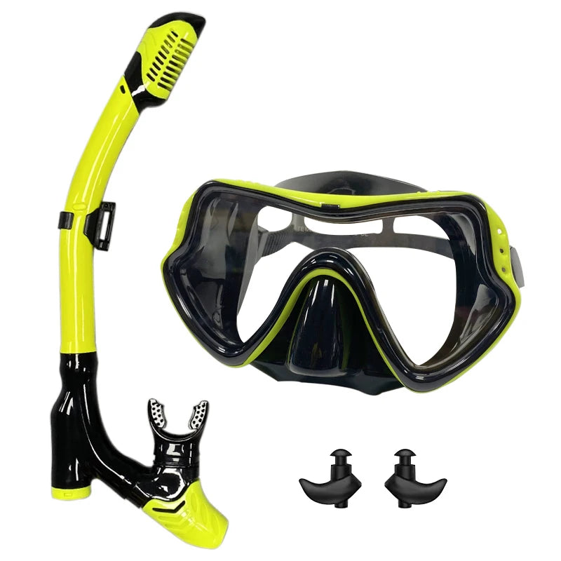Professional Snorkel Diving Mask | Easy Breathing Goggles Set