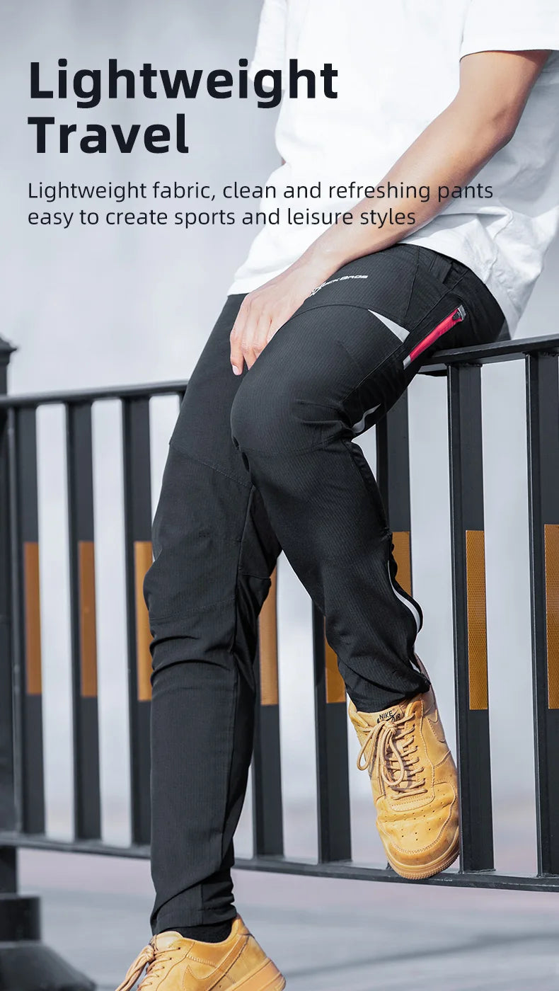 Breathable Cycling Pants for Men & Women | Full Length Sports Trousers