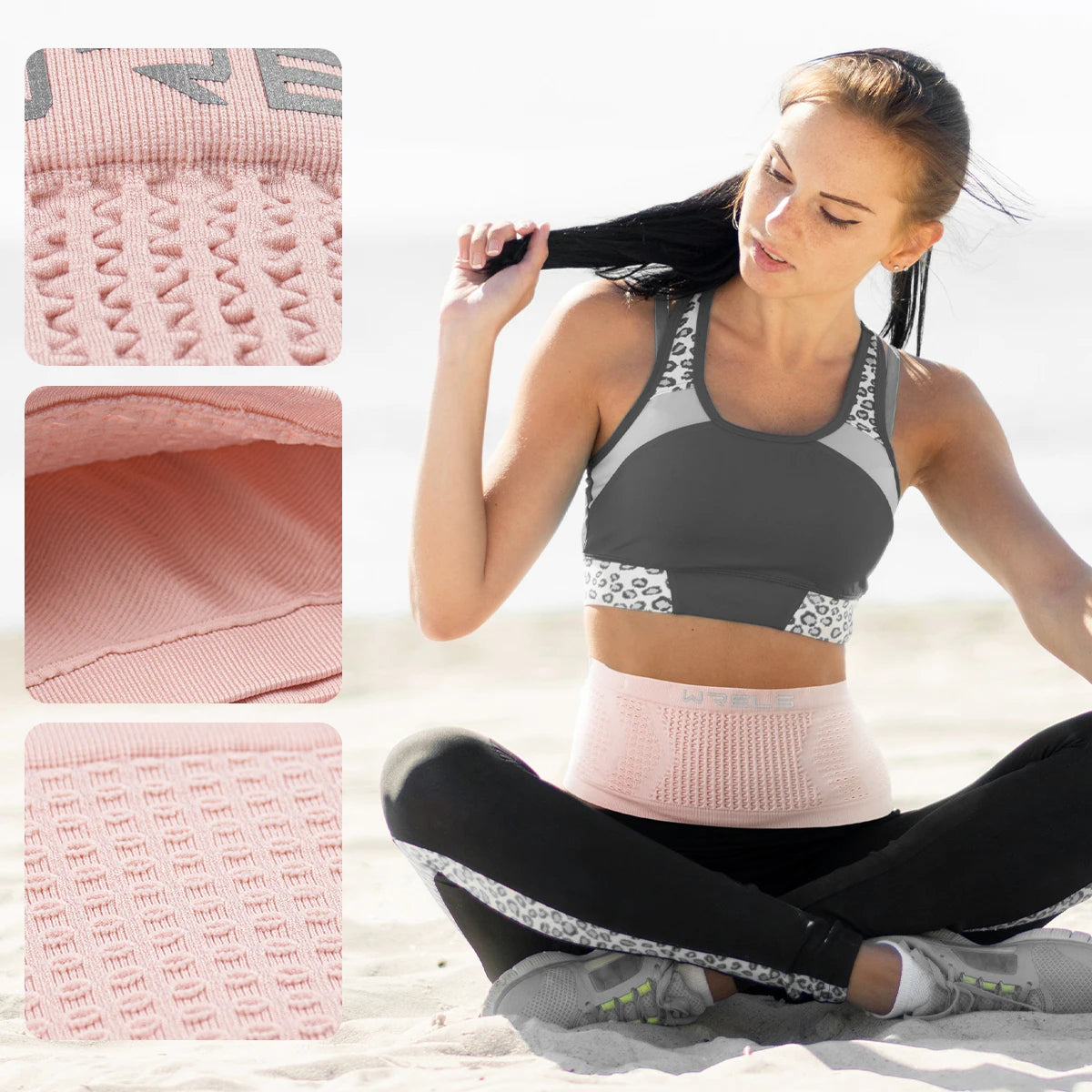Outdoor Fitness Invisible Waist Pack & Sports Water Bottle